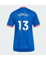 Manchester United Patrick Dorgu #13 Vieraspaita Naisten 2026-27 Lyhythihainen